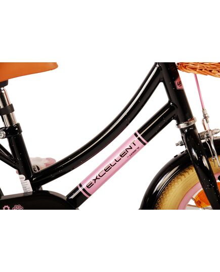 Volare Excellent Kinderfiets - Meisjes - 12 inch - Zwart