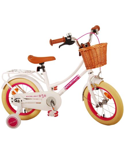 Volare Excellent Kinderfiets - Meisjes - 14 inch - Wit