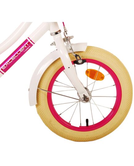 Volare Excellent Kinderfiets - Meisjes - 14 inch - Wit