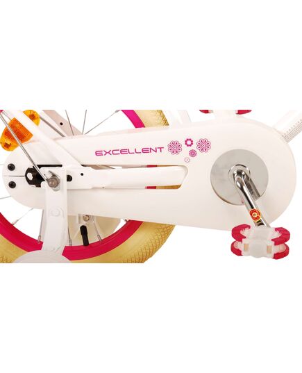 Volare Excellent Kinderfiets - Meisjes - 14 inch - Wit