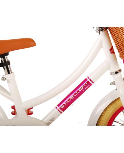 Volare Excellent Kinderfiets - Meisjes - 14 inch - Wit