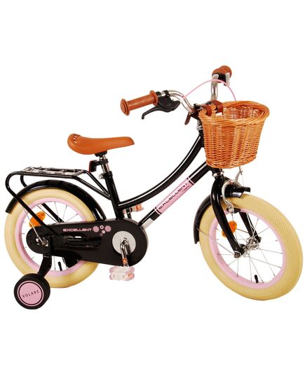 Volare Excellent Kinderfiets - Meisjes - 14 inch - Zwart
