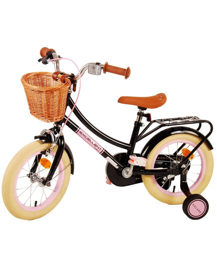 Volare Excellent Kinderfiets - Meisjes - 14 inch - Zwart