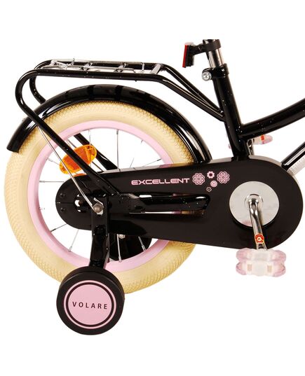 Volare Excellent Kinderfiets - Meisjes - 14 inch - Zwart