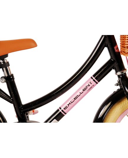 Volare Excellent Kinderfiets - Meisjes - 14 inch - Zwart