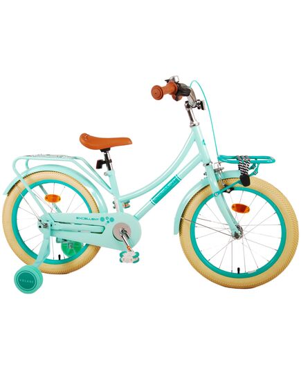 Volare Excellent Kinderfiets - Meisjes - 18 inch - Groen - 95% afgemonteerd