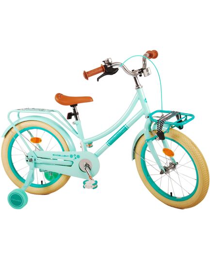 Volare Excellent Kinderfiets - Meisjes - 18 inch - Groen - 95% afgemonteerd