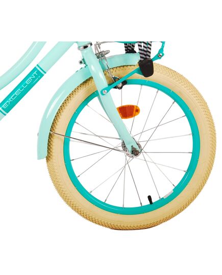 Volare Excellent Kinderfiets - Meisjes - 18 inch - Groen - 95% afgemonteerd