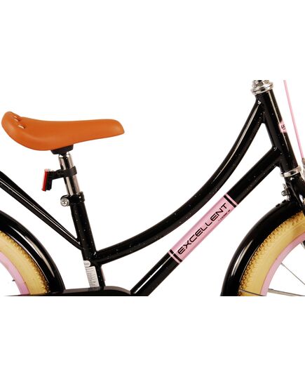 Volare Excellent Kinderfiets - Meisjes -18 inch - Zwart - 95% afgemonteerd