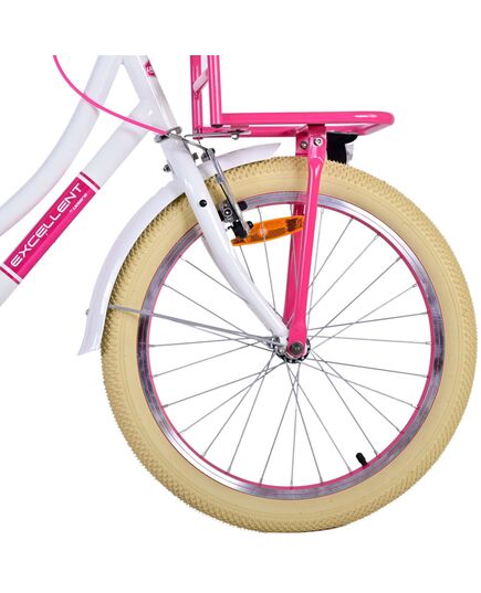 Volare Excellent Kinderfiets - Meisjes - 20 inch - Wit