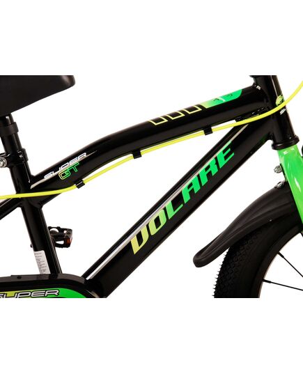 Volare Super GT Kinderfiets - Jongens - 16 inch - Groen - Twee handremmen