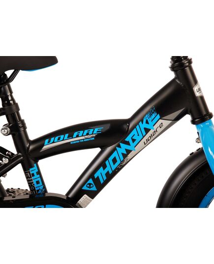 Volare Thombike Kinderfiets - Jongens - 12 inch - Zwart Blauw