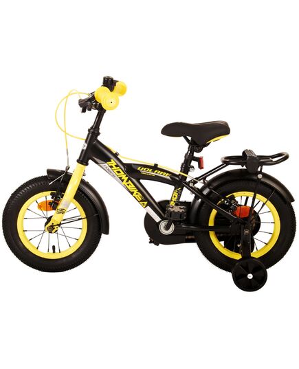Volare Thombike Kinderfiets - Jongens - 12 inch - Zwart Geel