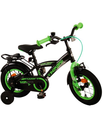 Volare Thombike Kinderfiets - Jongens - 12 inch - Zwart Groen