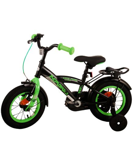 Volare Thombike Kinderfiets - Jongens - 12 inch - Zwart Groen