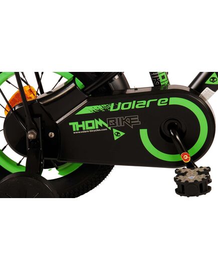 Volare Thombike Kinderfiets - Jongens - 12 inch - Zwart Groen