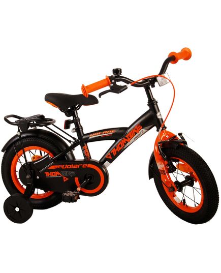 Volare Thombike Kinderfiets - Jongens - 12 inch - Zwart Oranje