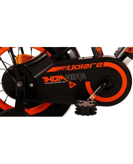 Volare Thombike Kinderfiets - Jongens - 12 inch - Zwart Oranje