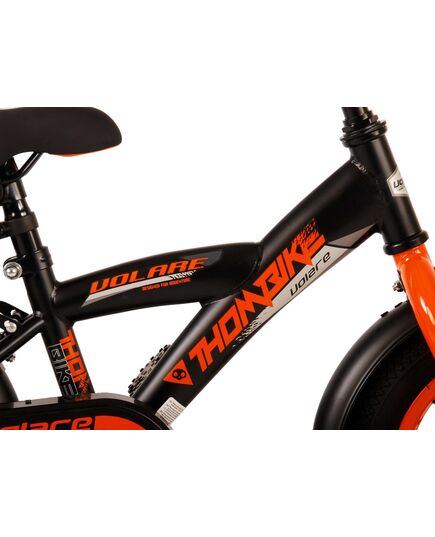 Volare Thombike Kinderfiets - Jongens - 12 inch - Zwart Oranje