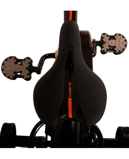 Volare Thombike Kinderfahrrad – Jungen – 12 Zoll – Schwarz Orange – Zwei Handbremsen