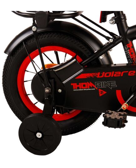 Volare Thombike Kinderfiets - Jongens - 12 inch - Zwart Rood