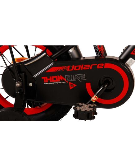 Volare Thombike Kinderfiets - Jongens - 12 inch - Zwart Rood