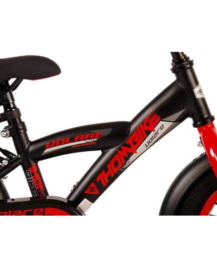 Volare Thombike Kinderfiets - Jongens - 12 inch - Zwart Rood
