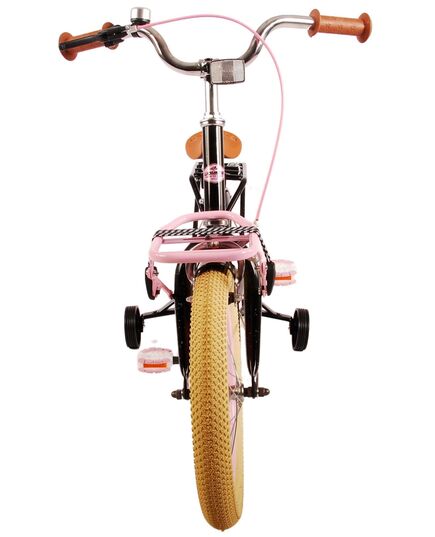 Volare Excellent Kinderfiets - Meisjes - 16 inch - Zwart - 95% afgemonteerd