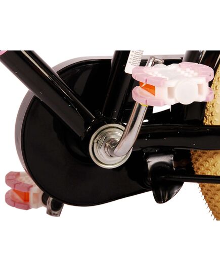 Volare Excellent Kinderfiets - Meisjes - 16 inch - Zwart - 95% afgemonteerd