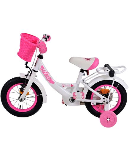 Volare Ashley Kinderfiets - Meisjes - 12 inch - Wit