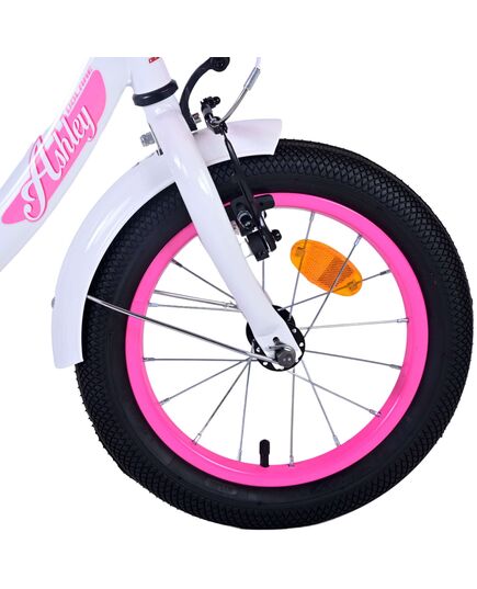 Volare Ashley Kinderfiets - Meisjes - 14 inch - Wit
