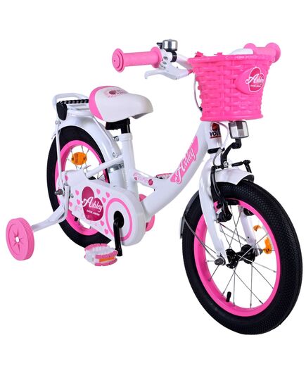 Volare Ashley Kinderfiets - Meisjes - 14 inch - Wit
