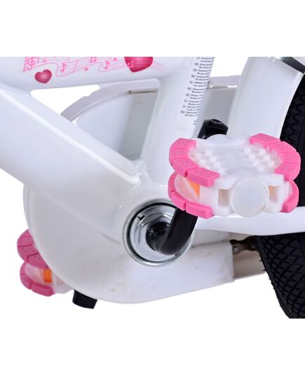 Volare Ashley Kinderfiets - Meisjes - 14 inch - Wit
