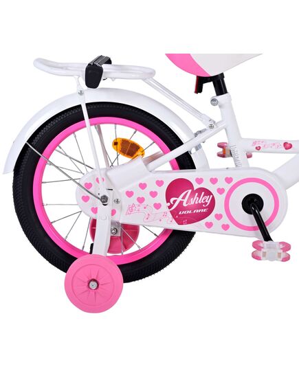 Volare Ashley Kinderfiets - Meisjes - 16 inch - Wit