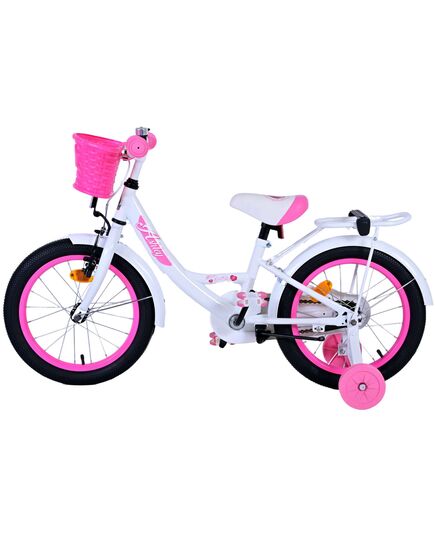 Volare Ashley Kinderfiets - Meisjes - 16 inch - Wit