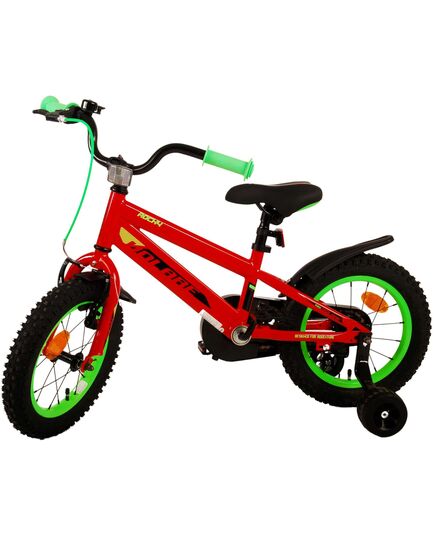 Volare Rocky Kinderfahrrad - Jungen - 14 Zoll - Rot