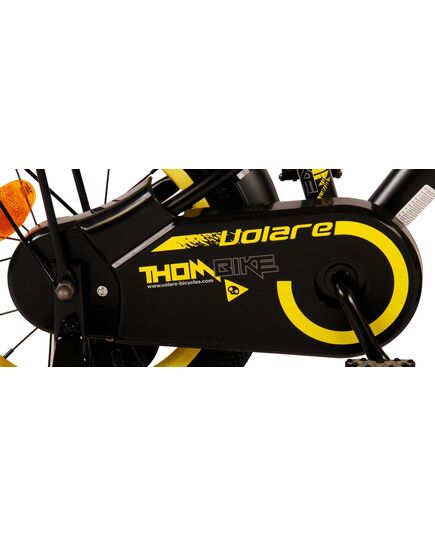 Volare Thombike børnecykel - drenge - 14 tommer - sort gul