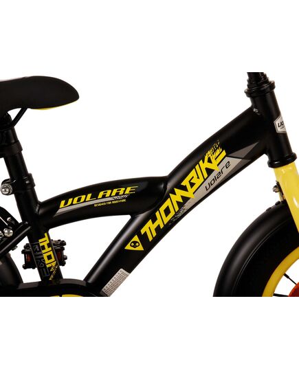 Volare Thombike børnecykel - drenge - 14 tommer - sort gul