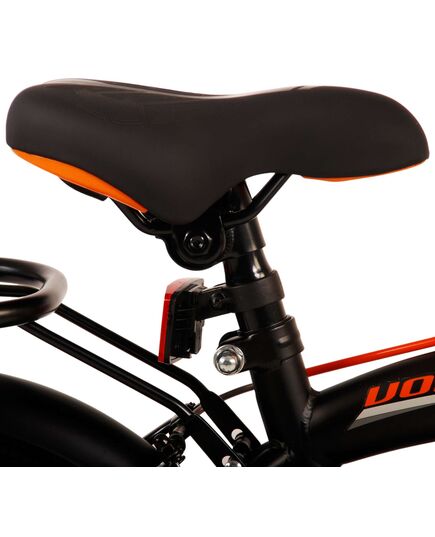 Volare Thombike Kinderfahrrad – Jungen – 14 Zoll – Schwarz Orange – Zwei Handbremsen