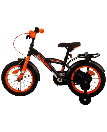 Rower dziecięcy Volare Thombike - Chłopcy - 14 cali - Czarny Pomarańczowy