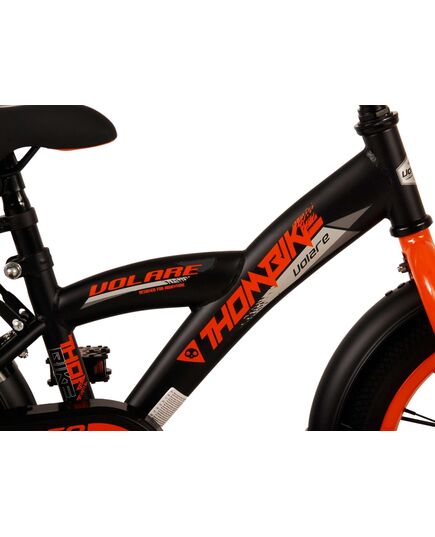 Rower dziecięcy Volare Thombike - Chłopcy - 14 cali - Czarny Pomarańczowy