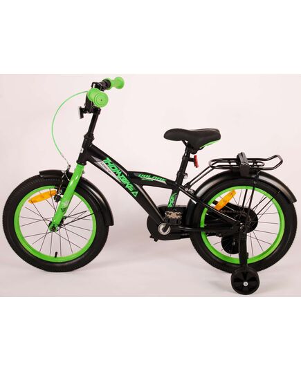 Volare Thombike Kinderfiets - Jongens - 16 inch - Zwart Groen