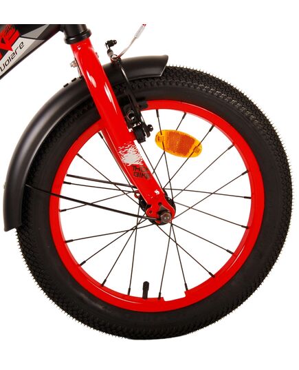 Volare Thombike Kinderfiets - Jongens - 16 inch - Zwart Rood