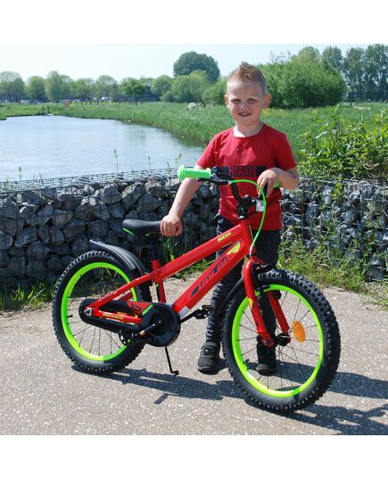 Volare Rocky Kinderfiets - Jongens - 16 inch - Rood