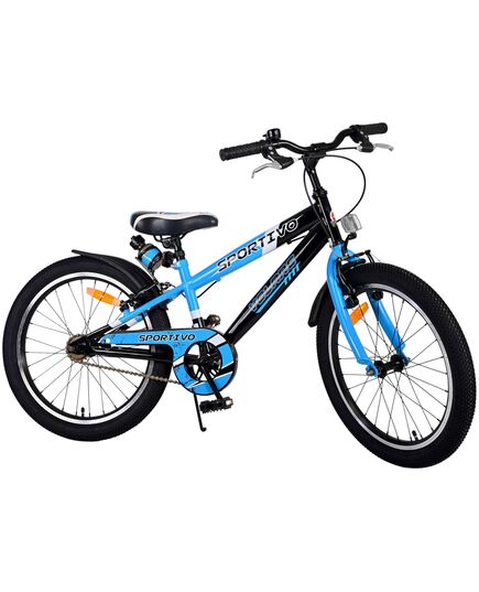 Volare Sportivo Kinderfiets - Jongens - 20 inch - Blauw - Twee handremmen