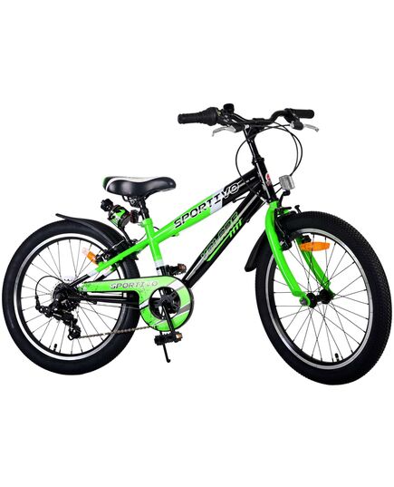 Volare Sportivo Kinderfiets - Jongens - 20 inch - Groen - 7 versnellingen