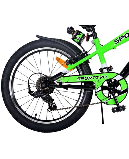 Volare Sportivo Kinderfiets - Jongens - 20 inch - Groen - 7 versnellingen