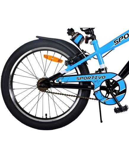 Volare Sportivo Kinderfiets - Jongens - 20 inch - Blauw - Twee handremmen