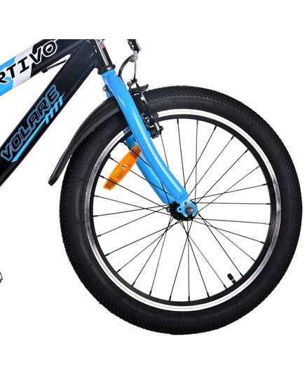 Volare Sportivo Kinderfiets - Jongens - 20 inch - Blauw - Twee handremmen