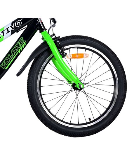 Volare Sportivo Kinderfiets - Jongens - 20 inch - Groen - Twee handremmen